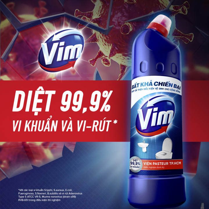 Nước tẩy bồn cầu Vim Nước tẩy bồn cầu Vim