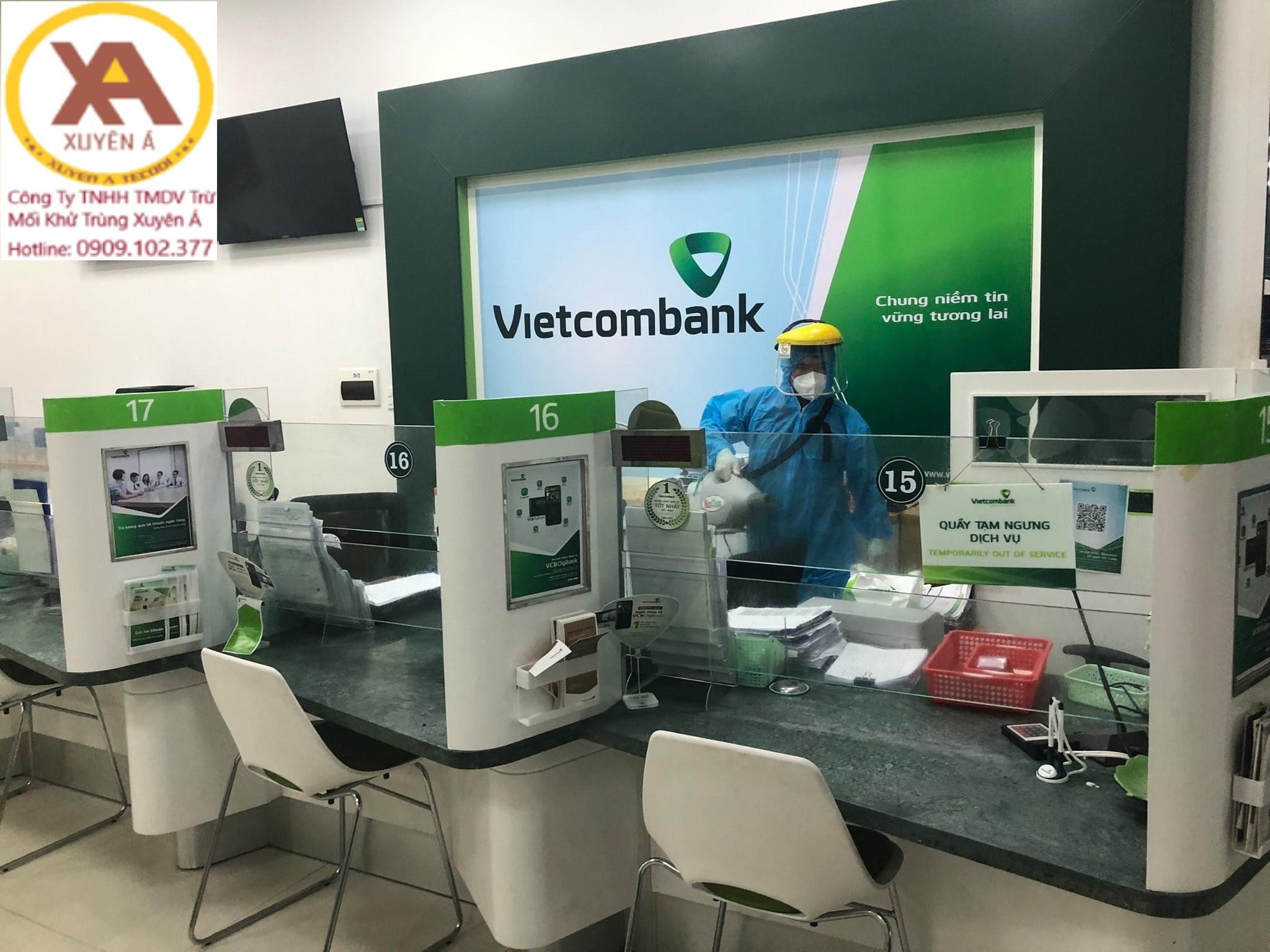 Dự án khử khuẩn tại ngân hàng Vietcombank