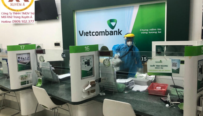 Dự án khử khuẩn tại ngân hàng Vietcombank