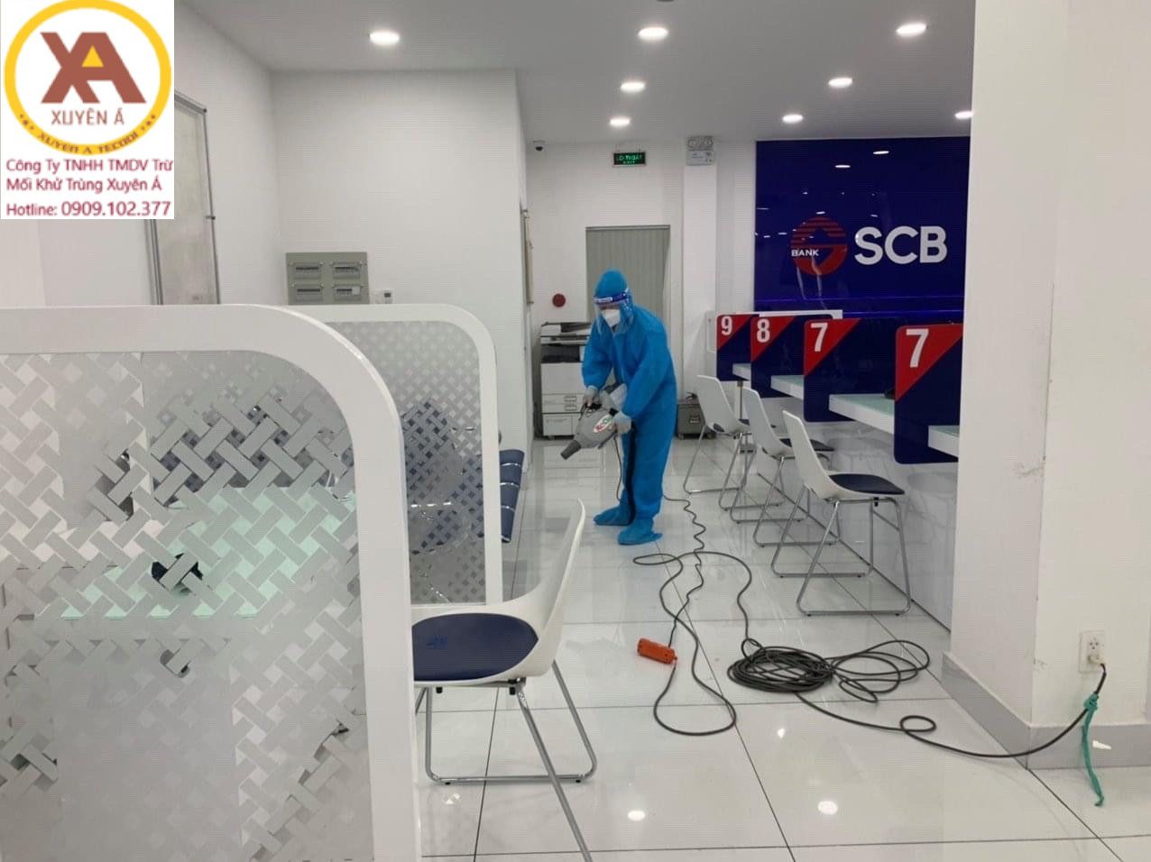 Dự án khử khuẩn tại ngân hàng SCB