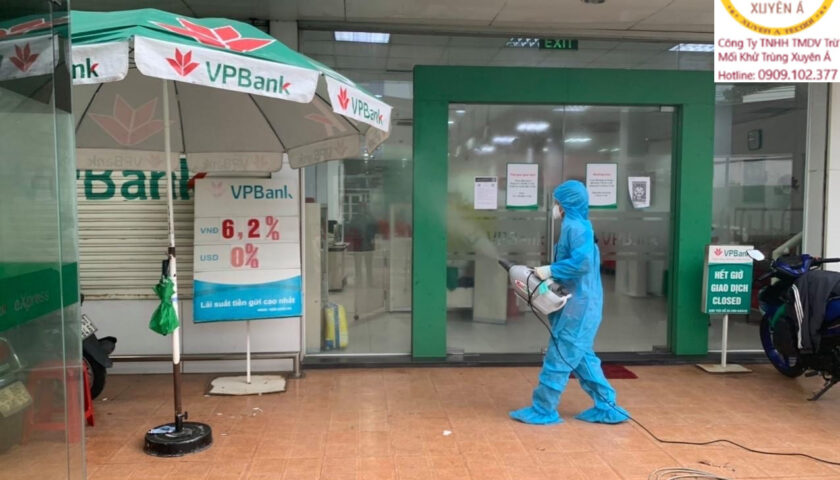 Dự án khử khuẩn tại ngân hàng VPBank